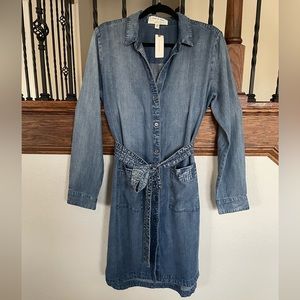 NWT Cloth and Stone Chambray Dress
